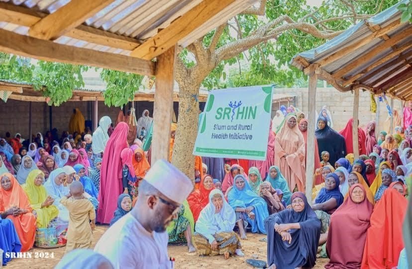 Cross-section of women at the internal training session held at Toto community